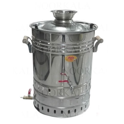 سماور گازی صنعتی ۶۰ لیتری تنوره دار