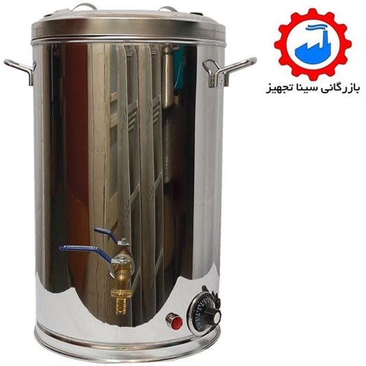 سماور صنعتی 20 لیتری برقی ایران استیل کار اورجینال مدل 20L