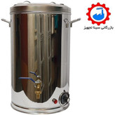 سماور صنعتی 20 لیتری برقی ایران استیل کار اورجینال مدل 20L
